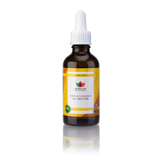 Jojoba & Sunflower Oil Mixture | Hiukset ja iho - Laadukas Hair Oil, valmistaja: Sumilayi. Saatavilla verkkokaupassa Sumilayi. Katso lisää: Jojoba & Sunflower Oil Mixture | Hiukset ja iho.