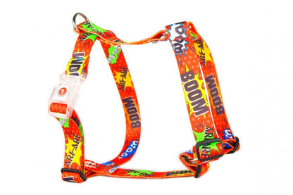 Nylon Harness – Red Graffiti