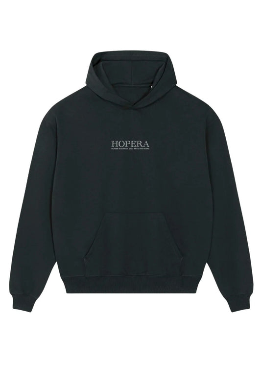 Heavy-Weight Premium Hoodie "Portraits of Actor" by Toyohara Kunichika Black